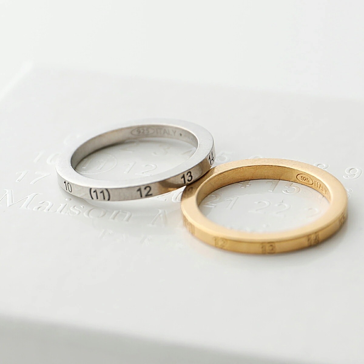 MAISON MARGIELA マルジェラ リング SI8UQ0002 SV0129 メンズ 指輪 ナンバーロゴ シルバー925 silver925 アクセサリー カラー2色 SI8UQ0002SV0