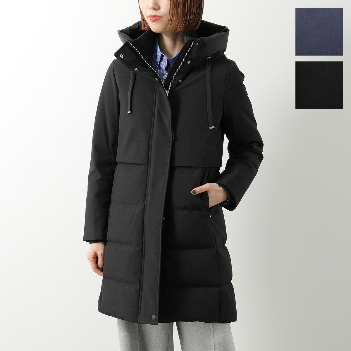 DUNO デュノ ダウンコート CHARLENE SORAGA シャーリーン レディース フード付き カラー2色