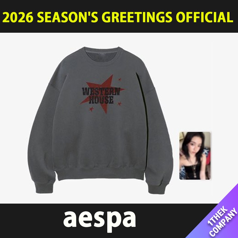 【当店トレカ付】（SWEATSHIRT SET）2026 aespa SEASON’S GREETINGS OFFICIAL MD シーズングリーティング