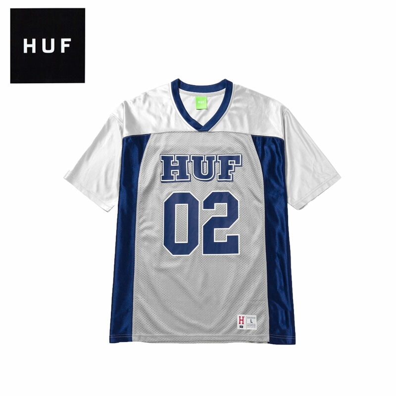 ハフ ANNIVERSARY FOOTBALL JERSEY フットボール ジャージー/メッシュ カットソー/半袖 男性用/メンズ [BB]