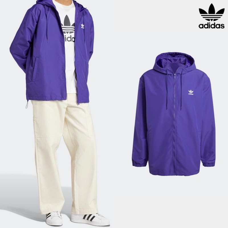 [ADIDAS] アディダス トレフォイル ウインドブレーカー / PURPLE