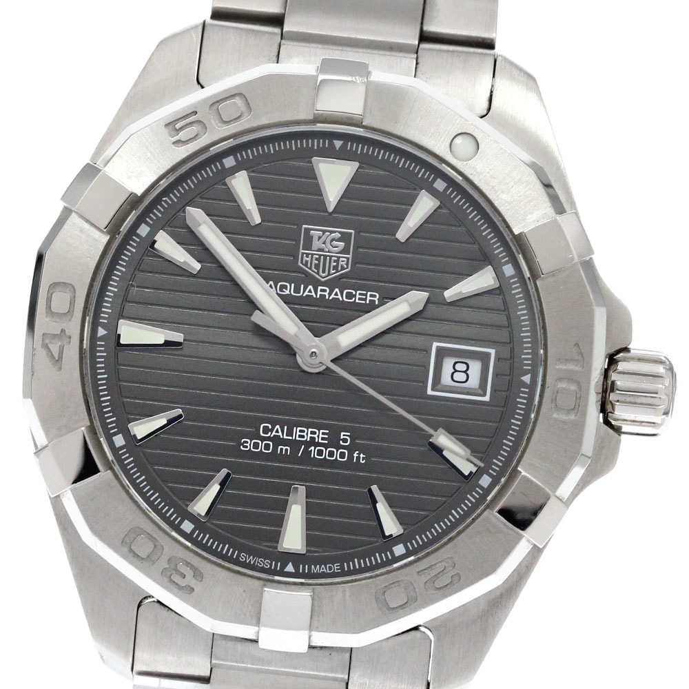 タグホイヤー TAG HEUER WAY2113-0 アクアレーサー キャリバー5 デイト 自動巻き メンズ _842522【中古】