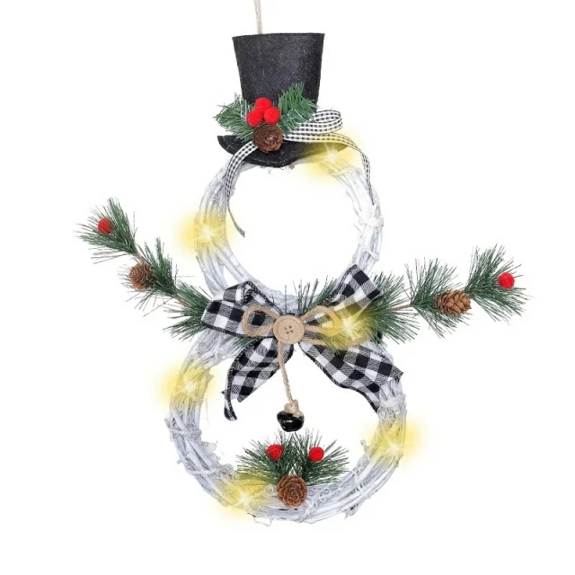 期間限定2個セット クリスマス ツリー飾り クリスマス人形 クリスマスパーティー つるし飾り用 雪だるま
