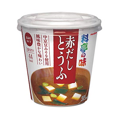 マルコメ カップ料亭の味 赤だしとうふ 即席味噌汁 ...のサムネイル