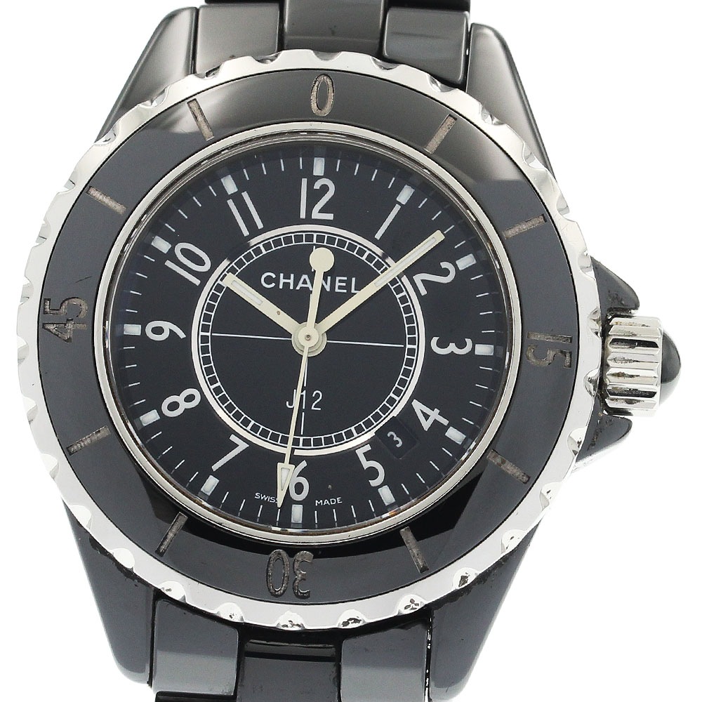 シャネル CHANEL H0682 J12 黒セラミック 33MM クォーツ レディース _934052【中古】