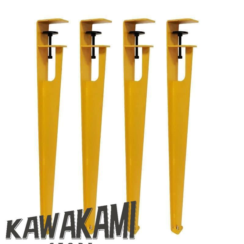 最安値挑戦 4本セット家具 テーブル脚 金属製家具脚，調節可能 ブラック DIY テーブルクランプ脚 アイアンレッグ F字型 ダイニングデスク脚 鉄脚 サポート脚