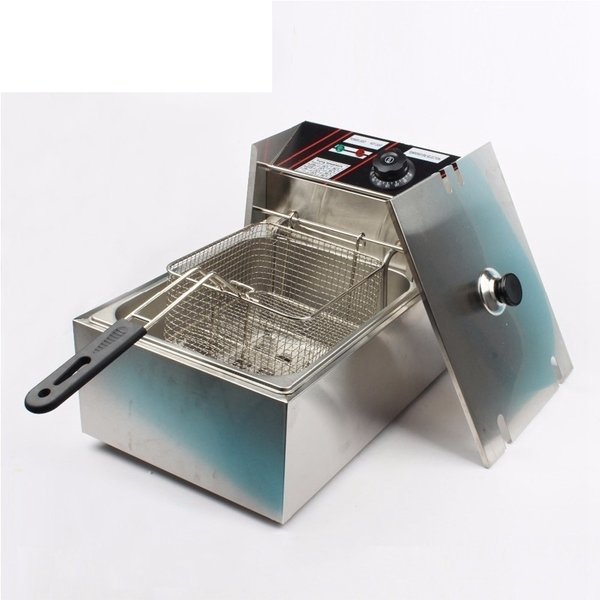 コスパ最高業務用 電気フライヤー 卓上フライヤー 業務用フライヤー 揚げ物 厨房機器 シングル 110V