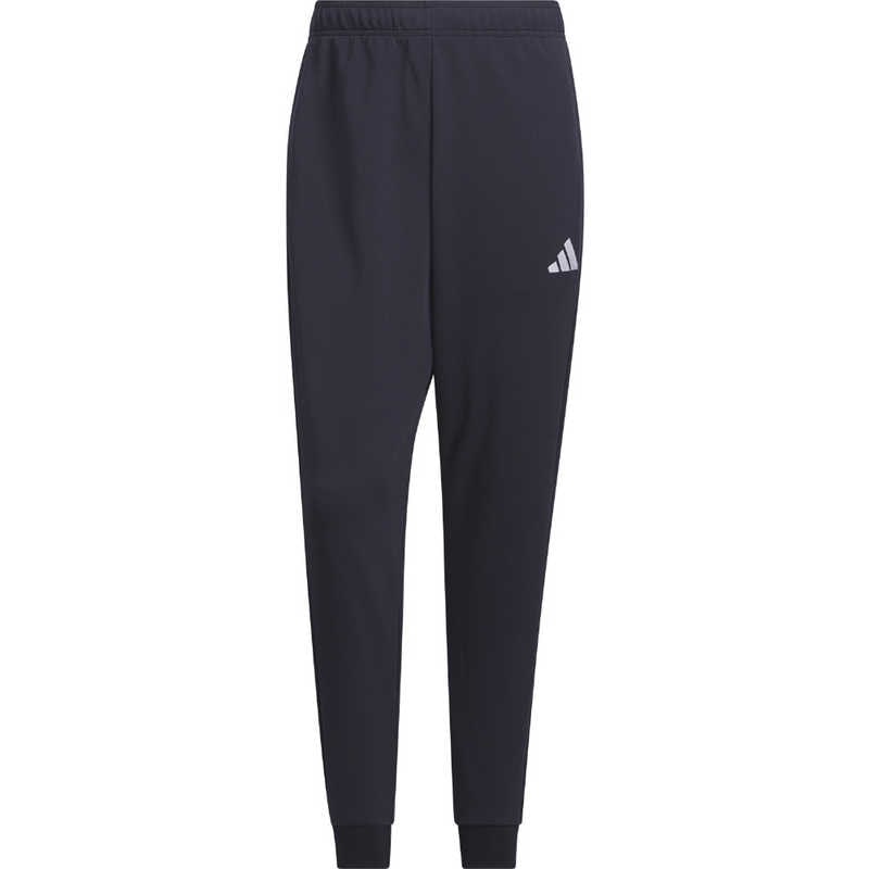 アディダス　メンズ スリーストライプス レギュラーフィット ダブルニット トラックカフパンツ ［メンズ /XLサイズ］ レジェンドインク×ホワイト 【返品交換不可】