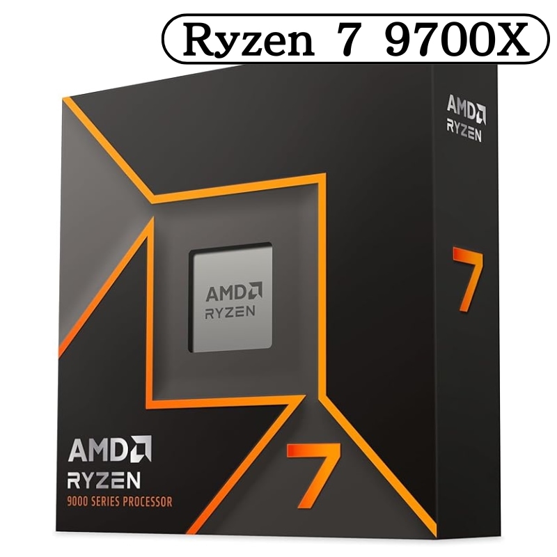 AMD Ryzen 7 9700X W/O Cooler WOF CPU 8コア 16スレッド 3.8GHz 65W 100-100001404WOF ゲーミング 輸入品