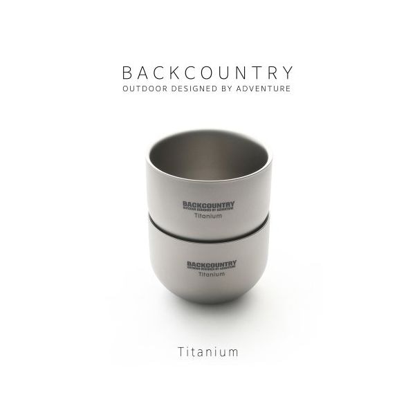 BACKCOUNTRY チタンダブルカップセット