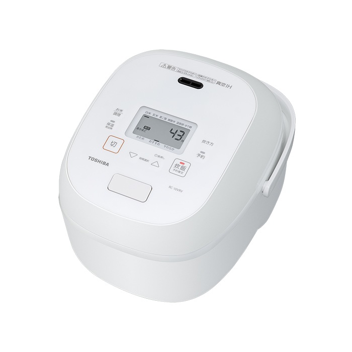 東芝 5.5合炊き 真空IH 炊飯器 RC-10VRV-W グランホワイト