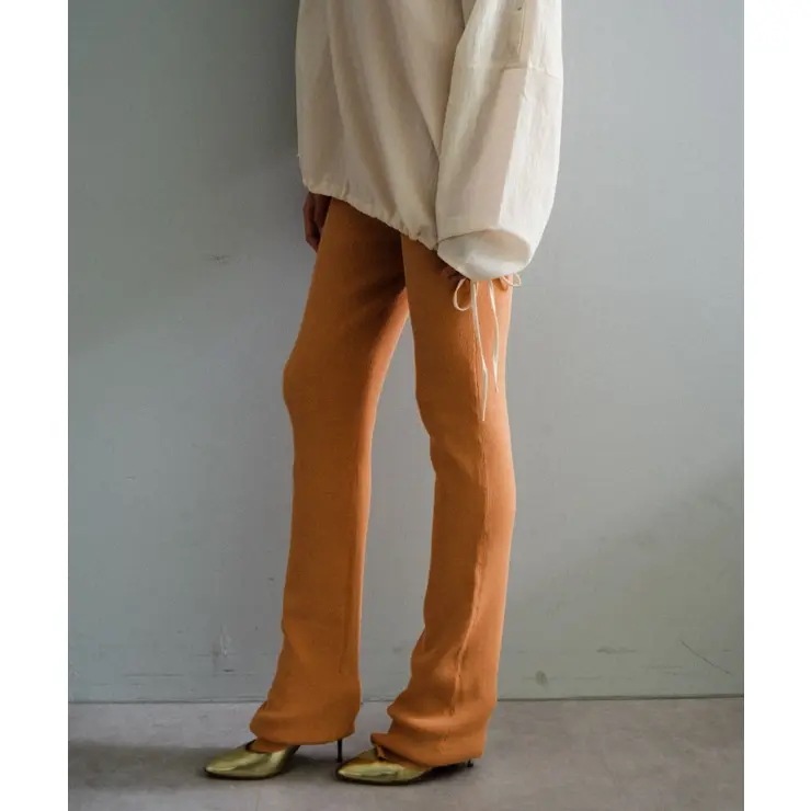 【Pasterip】Smoothly summer knit rib leggings