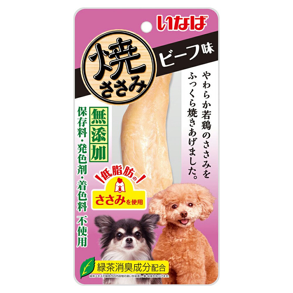 いなば　犬用　焼ささみ　ビーフ味　１本X４８　ＣＲＣ45―14―99―00―00