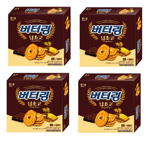 バタリングディープチョコ155gx4おいしいスナック韓国食品