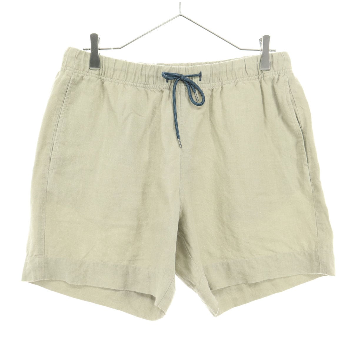 美品 PS Paul Smith ピーエスポールスミス リネン ショートパンツ M ベージュ メンズ 古着