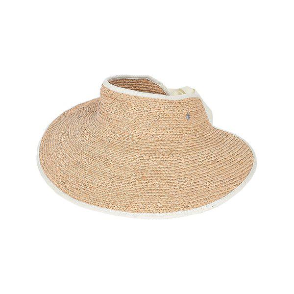 25FW 女性 マイ バイザーハット ナチュラルサンド HAT50315 ナチュラルサンド