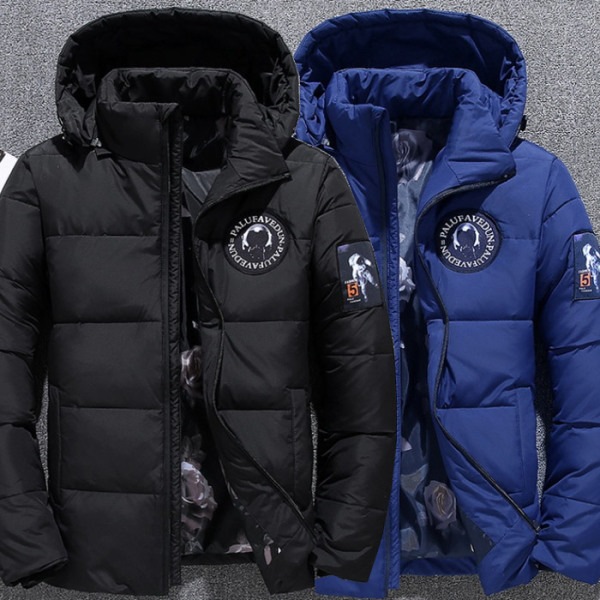 メンズ スペースマン ダックダウン フード ジャンパー