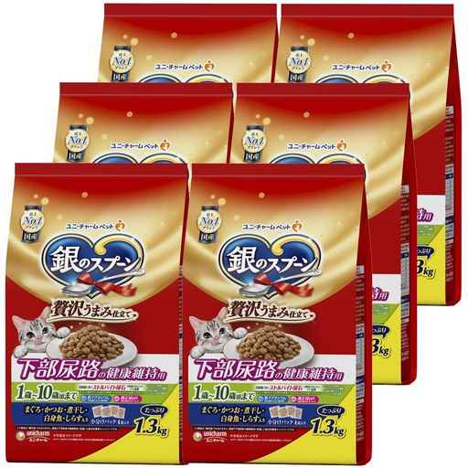 贅沢うまみ仕立て 下部尿路の健康維持用 1歳~10歳頃まで お魚づくし 1.3KG×6個