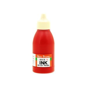 （まとめ） サンビー クイックインク 顔料系 朱50ml QI-27 1個 (×5セット)