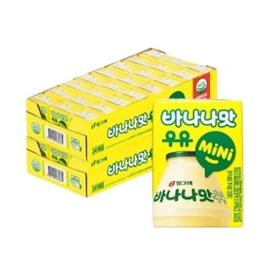 バナナ味牛乳 ミニ 120ml 24パック1+1