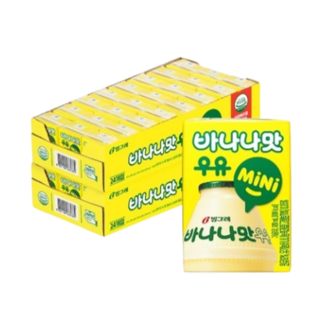 バナナ味牛乳 ミニ 120ml 24パック1+1