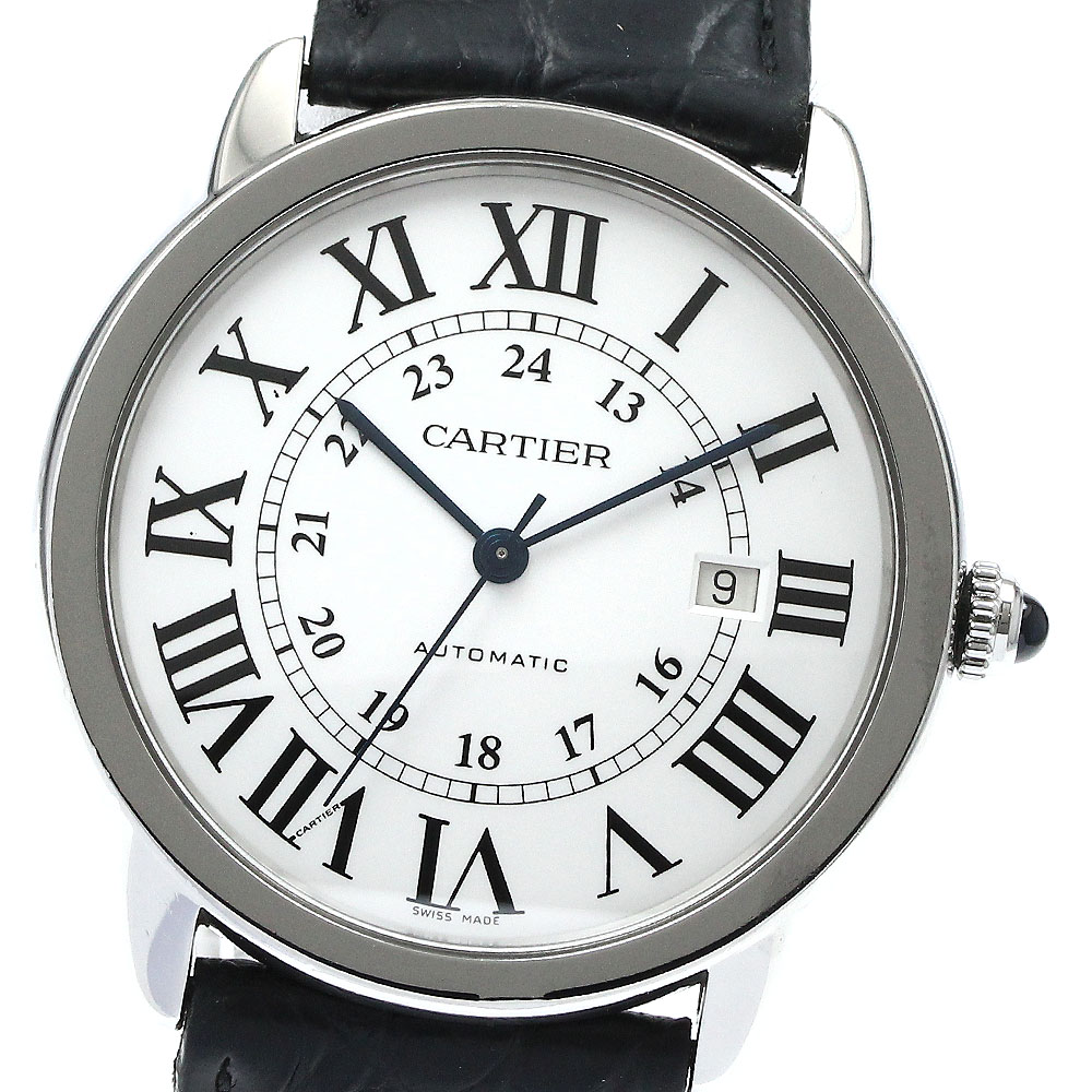 カルティエ CARTIER W6701010 ロンドソロXL デイト 自動巻き メンズ _869244【中古】