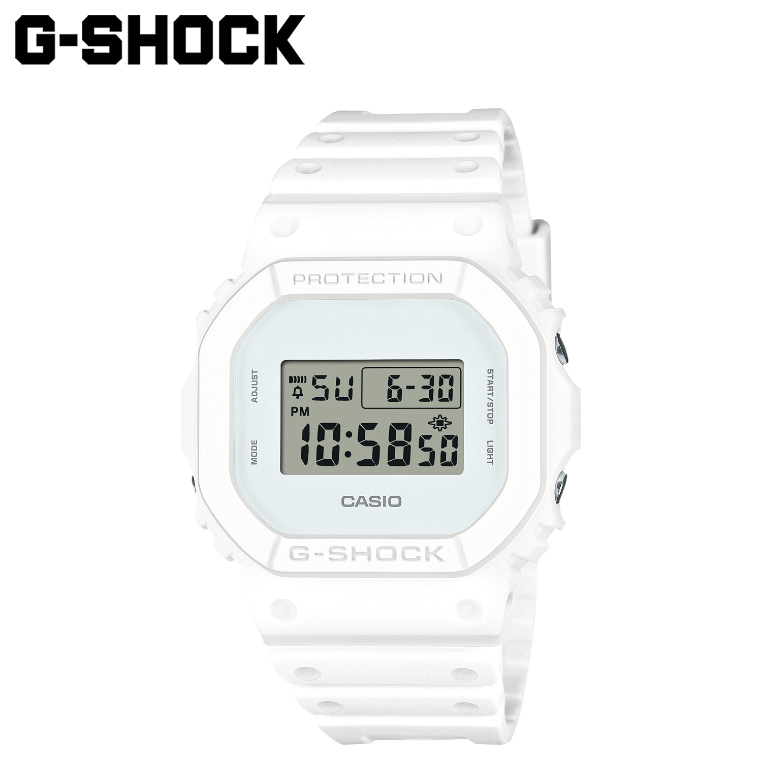 G-SHOCK 腕時計 DW-5600WW-7JF 5600 SERIES 防水 メンズ レディース ホワイト 白