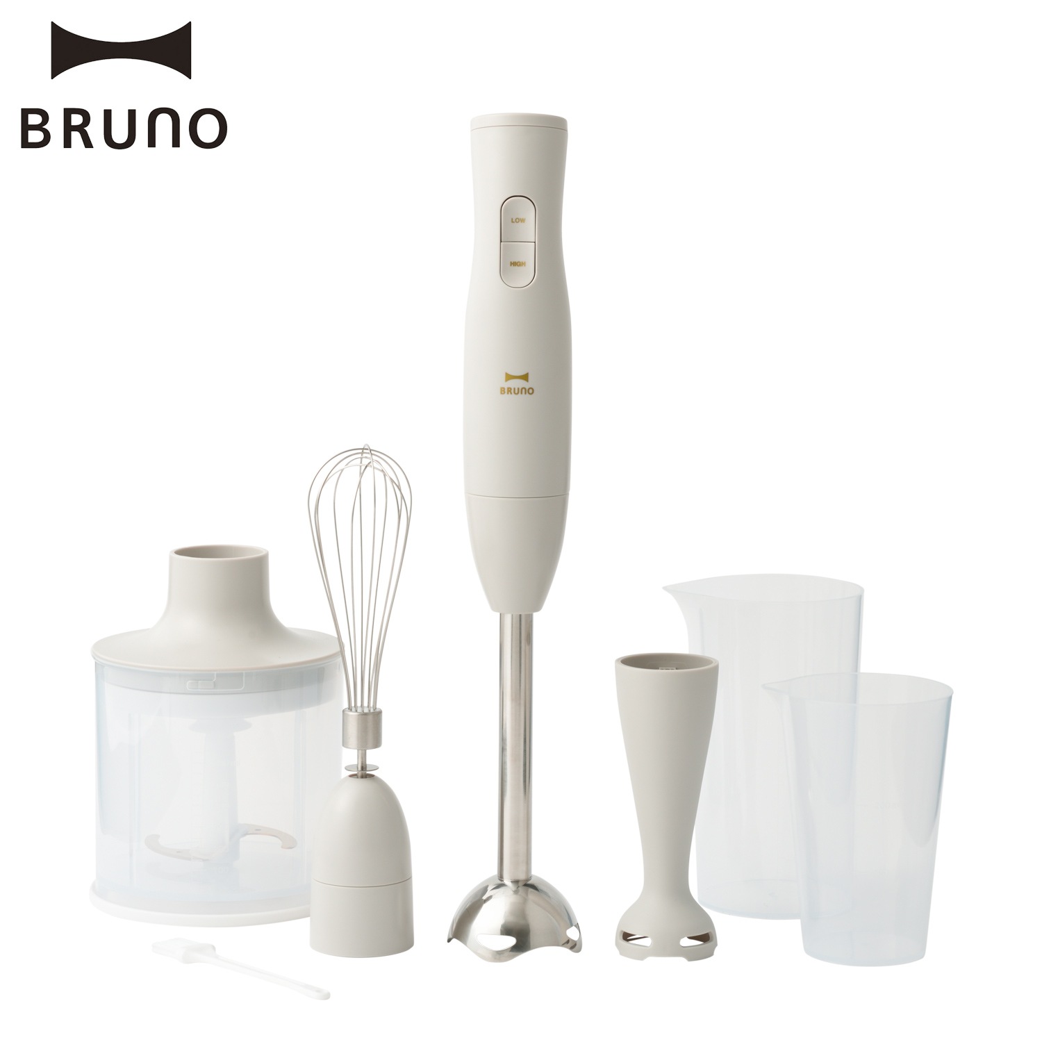 ハンドブレンダー ハンドミキサー 電動 泡立て器 チョッパー ホイッパー フードプロセッサー 離乳食 介護食 BOE142