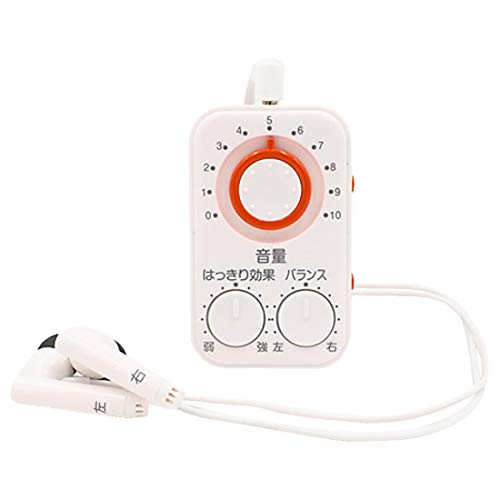 [山善] 集音器 耳にやさしい 音量10段階 デジタルステレオ集音器 ホワイト YSF-300(W)