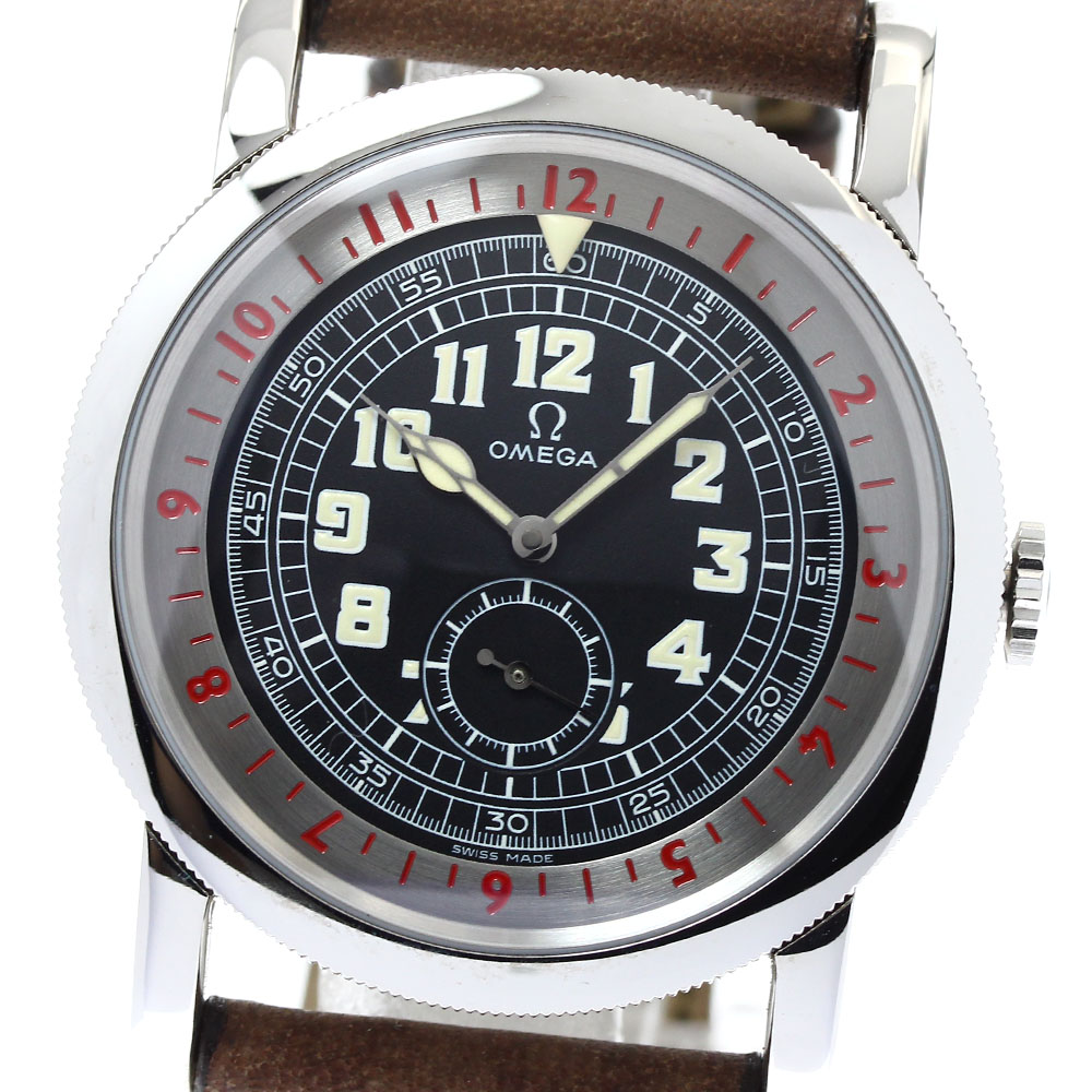 オメガ OMEGA 5700.50.07 ミュージアムコレクション パイロットウォッチ 世界限定4938本 手巻き メンズ 箱・保証書付き_901387【中古】