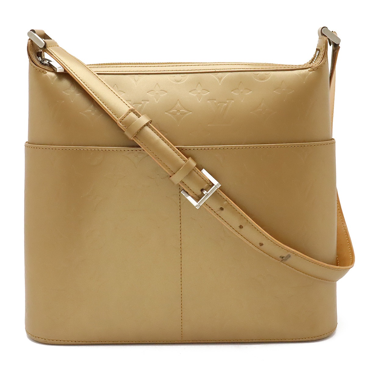 モノグラムマット サッター ショルダーバッグ ワンショルダー 肩掛け レザー アンブレ M5516