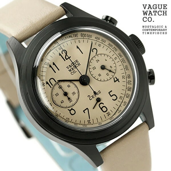 ヴァーグウォッチ ツーアイズ 38mm クロノグラフ 2C-L-001 VAGUE WATCH Co