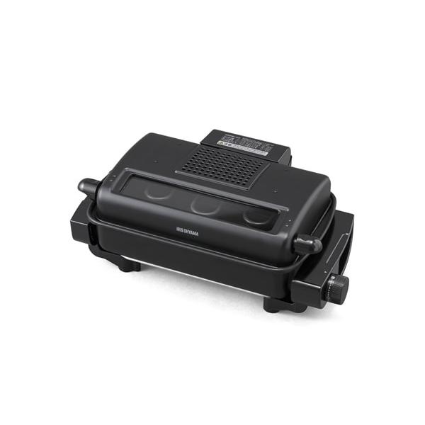 アイリスオーヤマ マルチロースター 容器付 ブラック EMT-1103-B