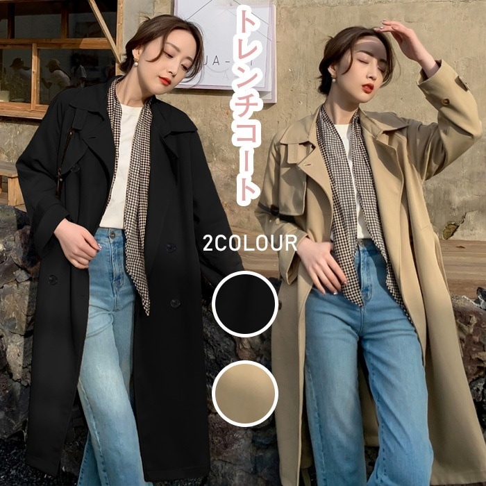 2023新作 トレンチコート コート 七五三 レディース ロング 撥水 秋 冬 春 梅雨