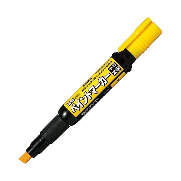 (まとめ）ぺんてる ペイントマーカー太字 MWP30-G 黄(×20セット)
