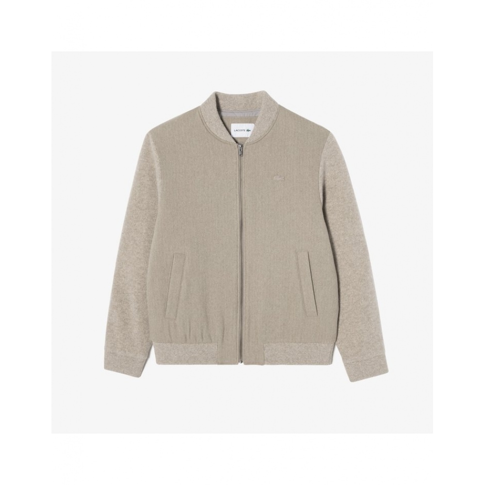 ラコステメンズスタジアムネックウールハイブリッドジャケット BH783E-54N 02S