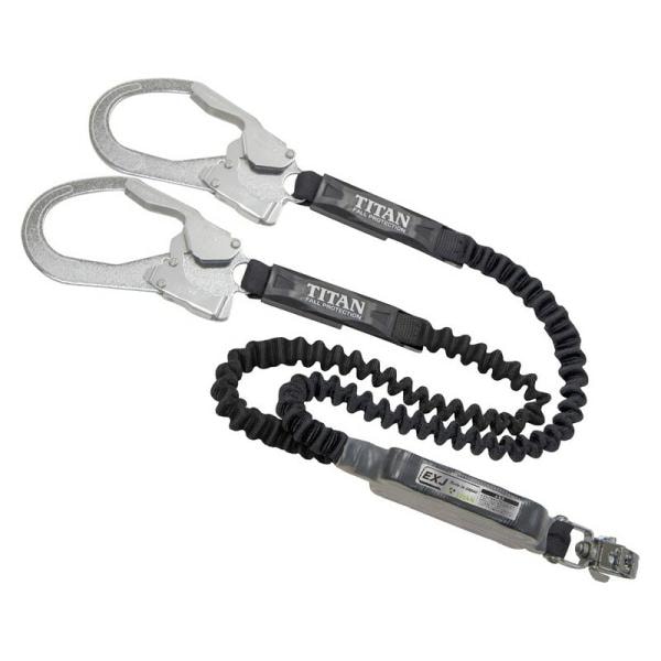 タイタン ランヤード EXJダブル HL－EBW ワークサポート 保護具 ランヤード