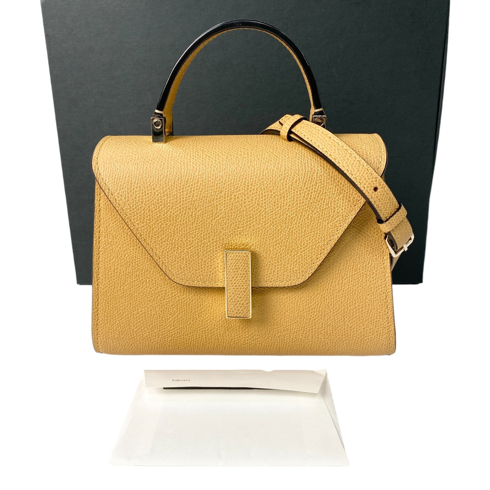 定価53万 未使用 ヴァレクストラ Valextra レディース マイクロ イジィデ N 532246 V5E23 028 ハンドバッグ ショルダーバッグ 斜めがけ クロスボディ