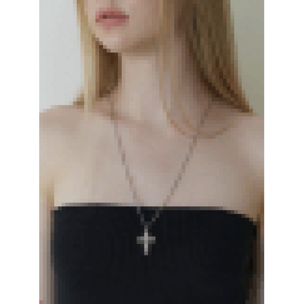 KINDABABY キュービッククロスネックレス