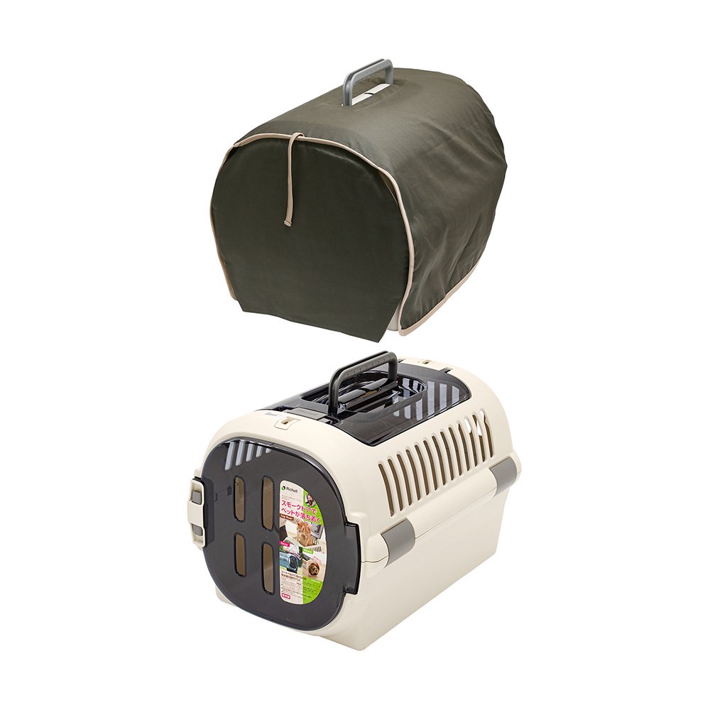 リッチェル　キャンピングキャリー　ファイン　ダブルドア　Ｍ　アイボリー　専用カバー付き　ＣＲＣ40―67―15―10―00 8,289円