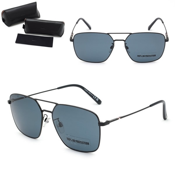 サングラス BY0095-D/S 01V 61 サングラス ノーズパッド UVカット メンズ ブラック ネイビーグレー