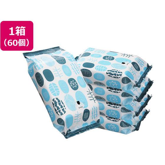 アルコールウェットティッシュ 34枚入り 5個×12パック Forestway FRW367868