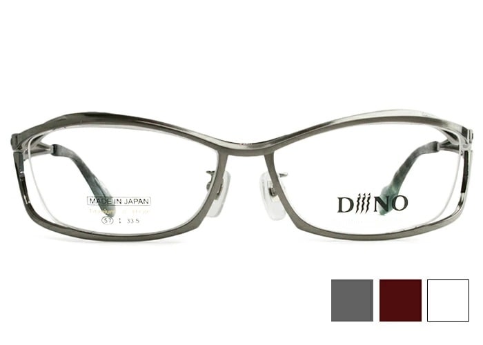 ディーノ DiiiNO DF-1001 3color 日本製 恐竜 鯖江メガネ 伊達 度付き ダイナソー ティラノサウルス レックス メンズ レディース ナイロール メガネ めがね 眼鏡 57サイズ