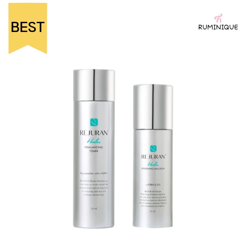 [乾燥対策 BEST] ヒーラー リバランシング トナー 120ml + リフレッシング エマルジョン 45ml 2点セット スキンケア / 化粧水 / 乳液 / 保湿ケア / 乾燥対策 / ゆらぎ肌