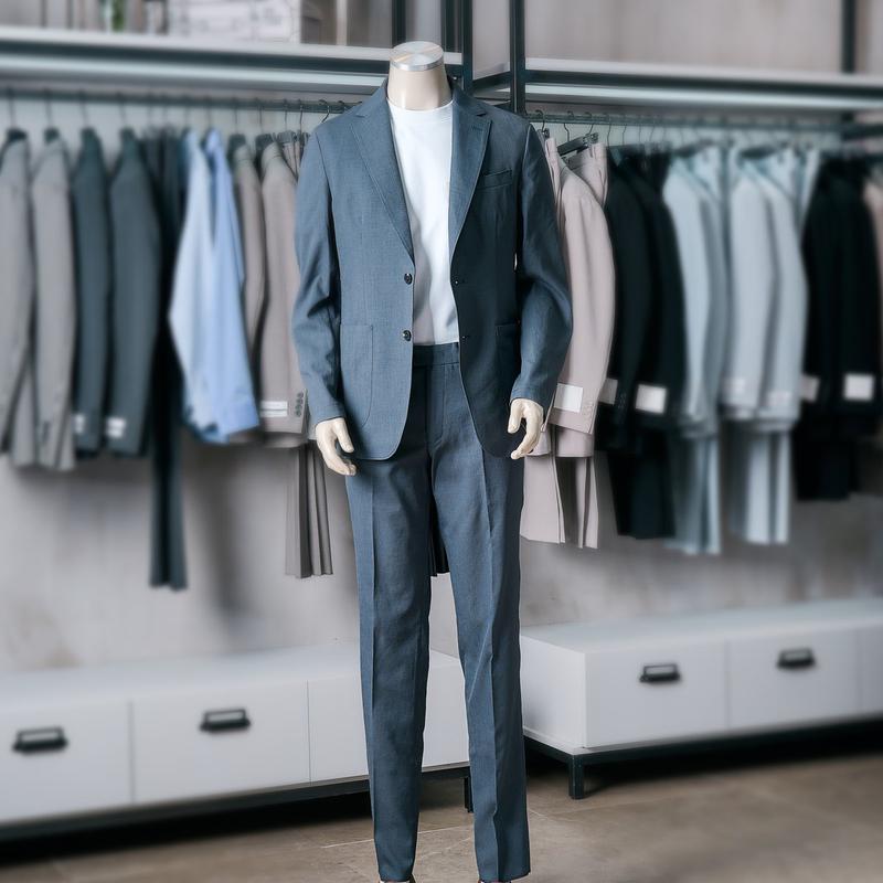 軽量ポリツイルセットアップスーツカーキCFB92C2M0 CF392L0M0