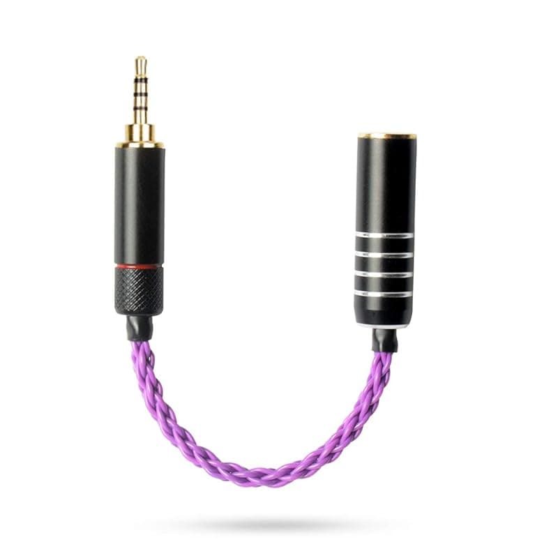 okcsc 変換ケーブル バランス接続ケーブル ジャック 変換 2.5mm 四極（オス） 4.4mm 五極（メス）8芯 10cm