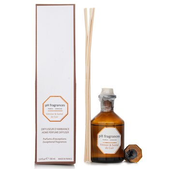 pH fragrances ベチバーとサンダルウッドのレザー ホームパフュームディフューザー*