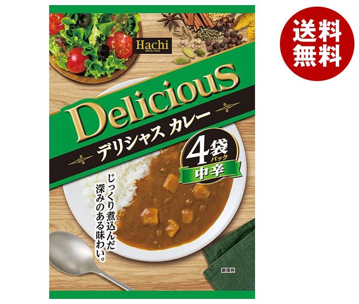 ハチ食品 デリシャスカレー 中辛 170g＊4袋＊12個入