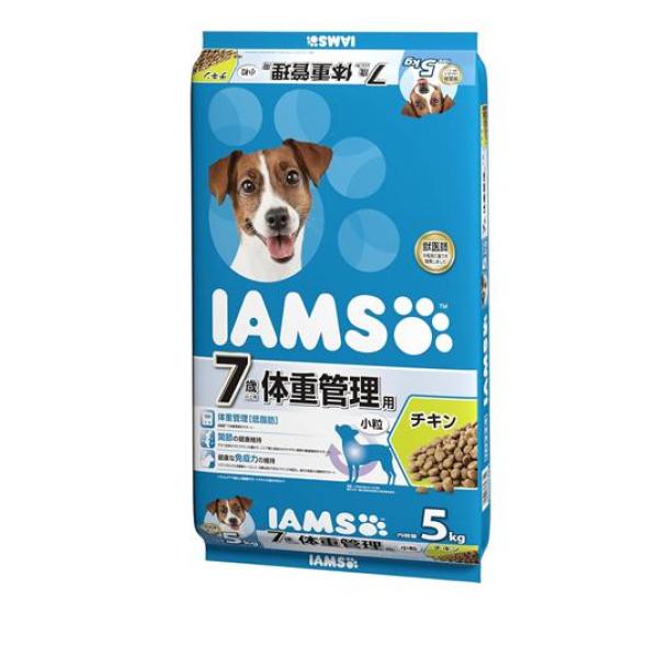 (IAMS) ドッグフード 7歳以上用 体重管理用 チキン小粒 5kg