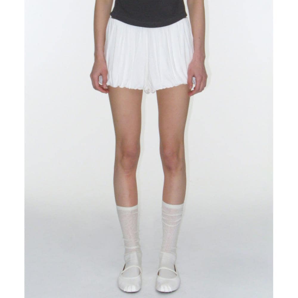 ROCKCAKE Puff Shirring Shorts Ivory RC25PT11100IV
